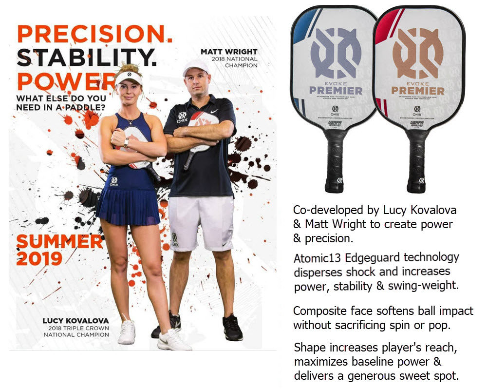 Evoke Premier Light Weight Pickleball Paddle